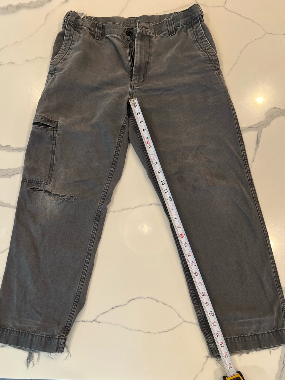 Dockers Men's Dark Gray Work Pants